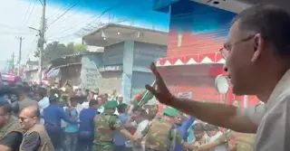 সৈয়দপুরে পৌঁছেছেন তারেক রহমান